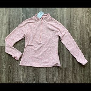 Gymshark Fleur Texture 1/2 Zip Pullover